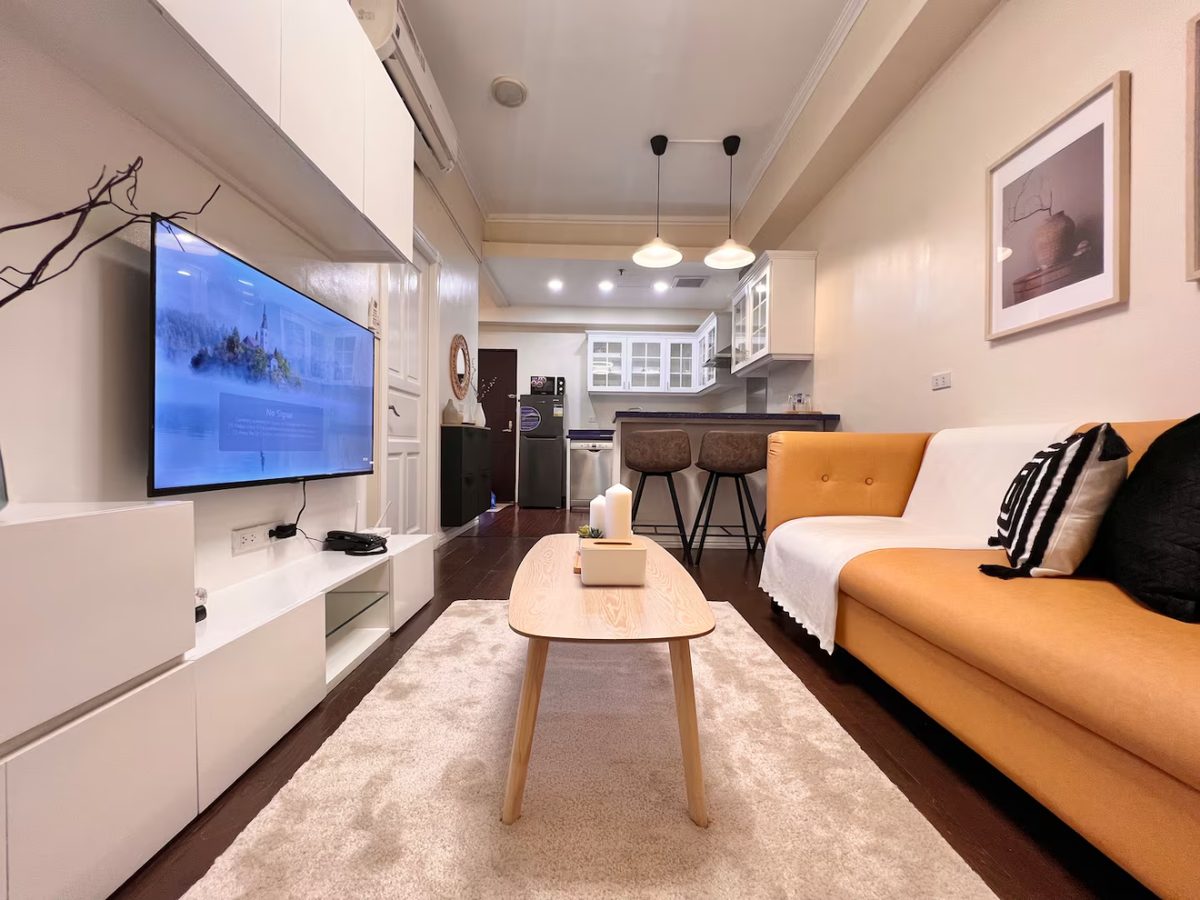 Condo bedroom with desk nook